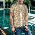 thumbnail image 6 of Lsque Paisley Floral 1 Pattern Mens Polo Golf Shirts Funny Graphics Shorts Sleeve Button Shirts Baseball T-shirt-X-Large, 6 of 7