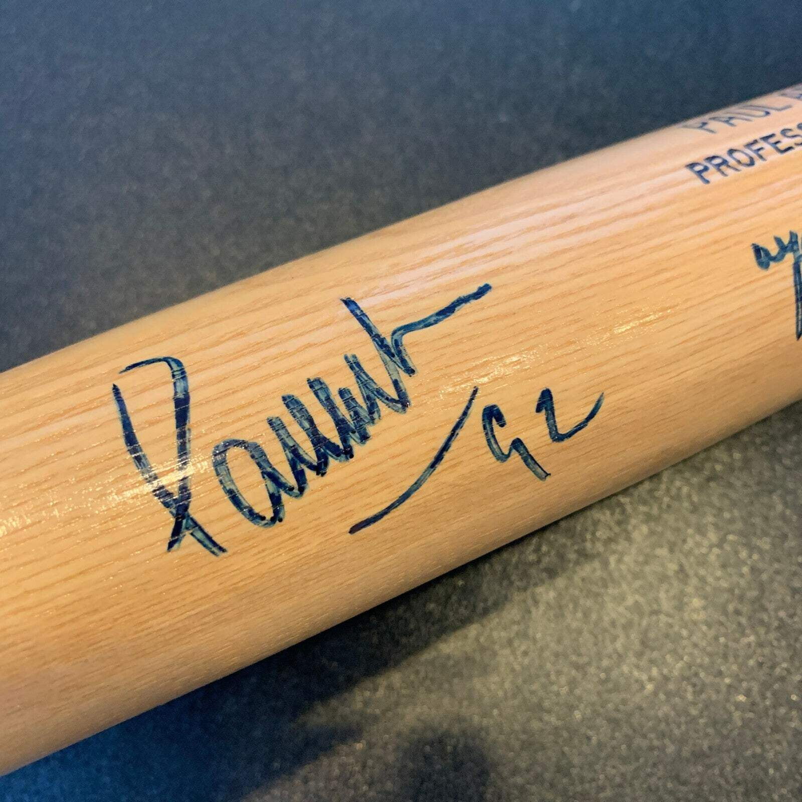 Paul Anka Signed Personal Model Baseball Bat With JSA COA  Signed Letter