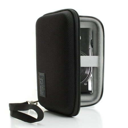 - Hard Shell Compact Camera Case for Canon PowerShot ELPH 350 HS , SX610 HS , ELPH 170 IS , ELPH 190 IS and More with Weather Resistant Design , Removable Wrist Strap , Netted Accessories Pouch