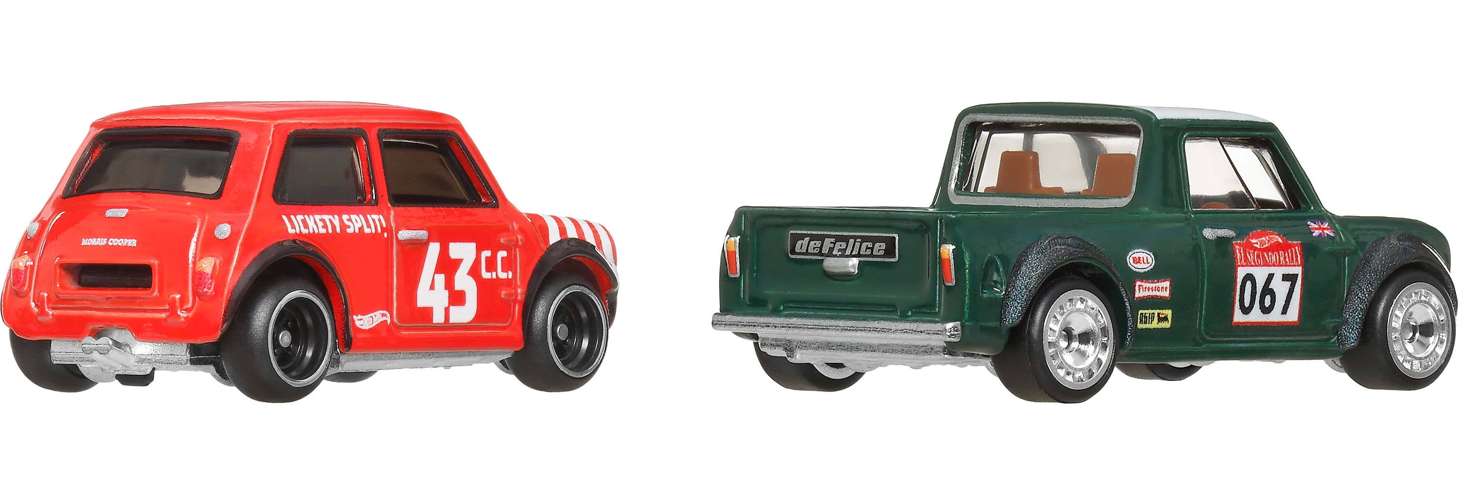 Hot Wheels Premium Car Culture Mini-Themed 2-Pack, 1:64 Scale Toy Cars for the Adult Collector, Morris Mini - Walmart Exclusive