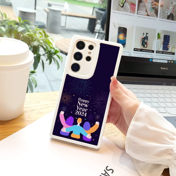 Agregue un toque de fantasía a su iPhone: funda de teléfono plateada mate de doble capa con ilustración colorida para iPhone 15 Pro Max 14 13 12 Pro 11