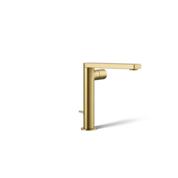 Open Box Kohler K-73159-7 Composed 1.2 GPM Vessel Single Hole Bathroom Faucet - Vibrant Brushed