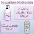 thumbnail image 5 of Potassium Hydroxide (KOH),90% pure, Caustic Potash, Organic Soap making 2 Lbs (Pounds), 5 of 8