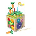 thumbnail image 4 of juguetes montessori,juguetes montessori 6 en 1 juguetes de madera montessori,juguetes de los niños juguetes de madera cofre del tesoro,juguetes que combinan la forma juguetes sensoriales de la, 4 of 9