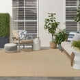 thumbnail image 2 of Nourison Tulum 10' x 14' Taupe Indoor/Outdoor Rug, 2 of 10