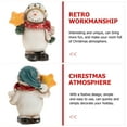 thumbnail image 5 of CIMAXIC 1 Pc Resin Ornament Snowman Decorations Christmas Miniature Figurines For Christmas Parties, 5 of 8