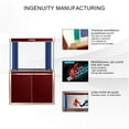 thumbnail image 2 of Aqua Dream 100 Gallon Tempered Glass All-in-one Aquarium Red and Gold, 2 of 4