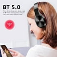 thumbnail image 3 of Bluetooth Headphone Bluetooth 5.0 TV Headset HiFi 9D Stereo Wireless TV Headphone with Transmitter for TV Computer Phone,Black, 3 of 8