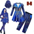 thumbnail image 1 of Descendants 3 Evie Cosplay Costumes Halloween Carnival Party Dress Pants Wig Set V, 1 of 3