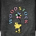 thumbnail image 3 of Peanuts - Woodstock Flower - Men's Crew Neck Fleece Pullover, 3 of 6