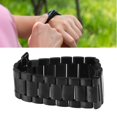 thumbnail image 1 of Watchband, Replacement Watch Strap 3 Beaded  For Perfect Fitment Black,Silver, 1 of 8