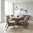 thumbnail image 1 of Comedor Dallas 6 Sillas SALVANTO Chapa De Nogal 160x100 cm, 1 of 8