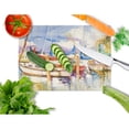 thumbnail image 2 of Caroline's Treasures Run Away Sailboats Glass Cutting Board Large, 2 of 2