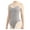Grey, variant on Ballet Leotard Back Lace Stitching Gymnastics Leotard Women Solid Color Elegant Backless V-neck Dance Practice Clothes