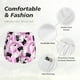 thumbnail image 4 of Balery Pink Girl Halloween Pantalones cortos deportivos para mujer con forro y dos bolsillos, elásticos, para entrenamiento, gimnasio, yoga-X-Large, 4 of 7