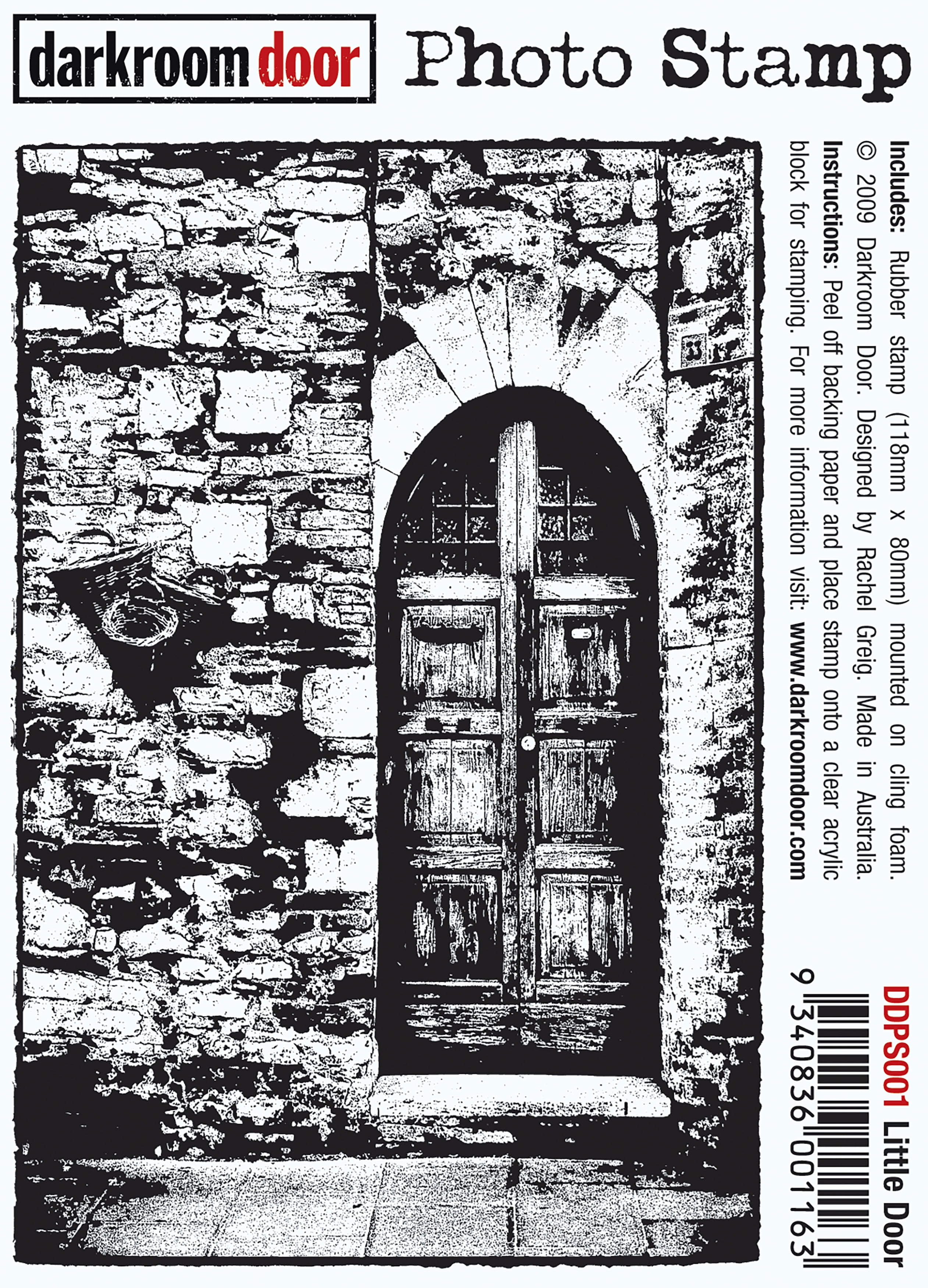 Darkroom Door Mixed Boxes Cling Stamp 4.5X3