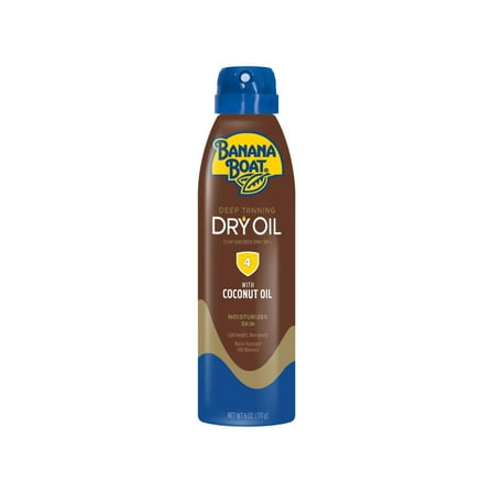 Banana Boat UltraMist Deep Tanning Dry Oil - SPF 4 - 6oz (Pack of 1)