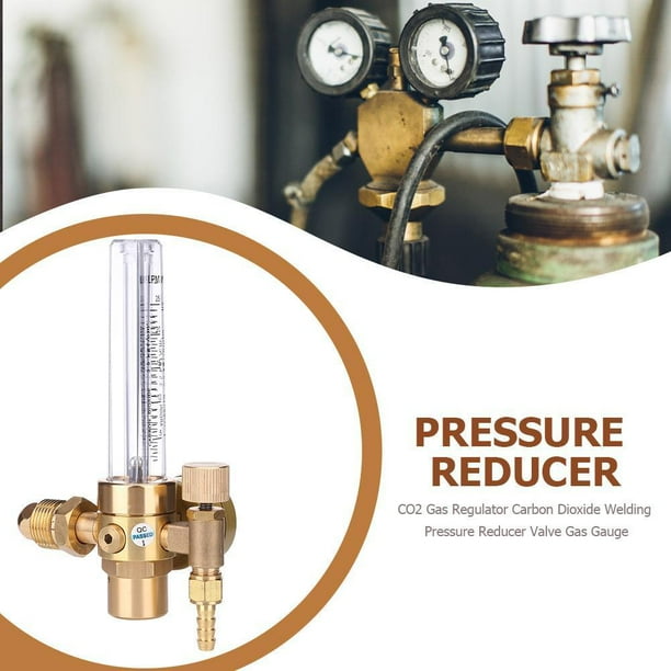 Regulador de gas Medidor de flujo Argón CO2 Mig Tig Reductor de presión Medidor de soldadura