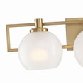 thumbnail image 2 of Cowen 3 - Light Brushed Gold Aluminum Wall Sconce, 2 of 2