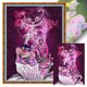 thumbnail image 1 of Hilo de bordar de algodón ecológico completo Wdftyju obra de arte de punto de cruz de gato Alice 11CT 40x55cm, 1 of 9