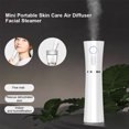 thumbnail image 4 of Facial mini humidificador vaporizador USB recargable pulverizador de niebla cuidado de la piel nebulizador belleza vaporizador suministros hogar coches blanco Inevent HA059313-01B, 4 of 7