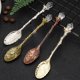 thumbnail image 3 of 4pcs cuchara de cuchara de cuchara tallada vintage cuchara de cucharón de helado cuchara de helado, 3 of 6