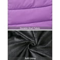 thumbnail image 4 of ZSHOW Girls' Winter Jacket Quilted Winter Coat Long Snow Jacket Purple 8, 4 of 11