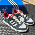 thumbnail image 2 of Ad-id-as Forum Low CL Night Indigo Scarlet Men's Athletic Shoes IG8700 Size 6.5, 2 of 6