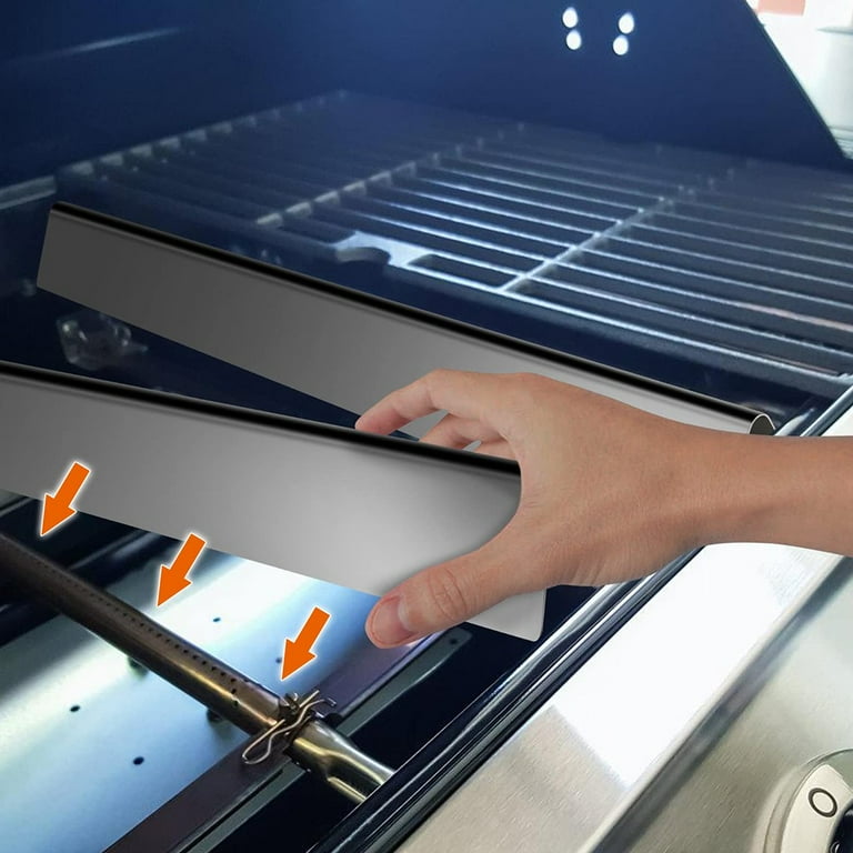 Barre Flavorizer In Acciaio Inox Per Weber Genesis II 300 - Set Da 5 Pezzi Per Grigliate Saporite - Foto 4