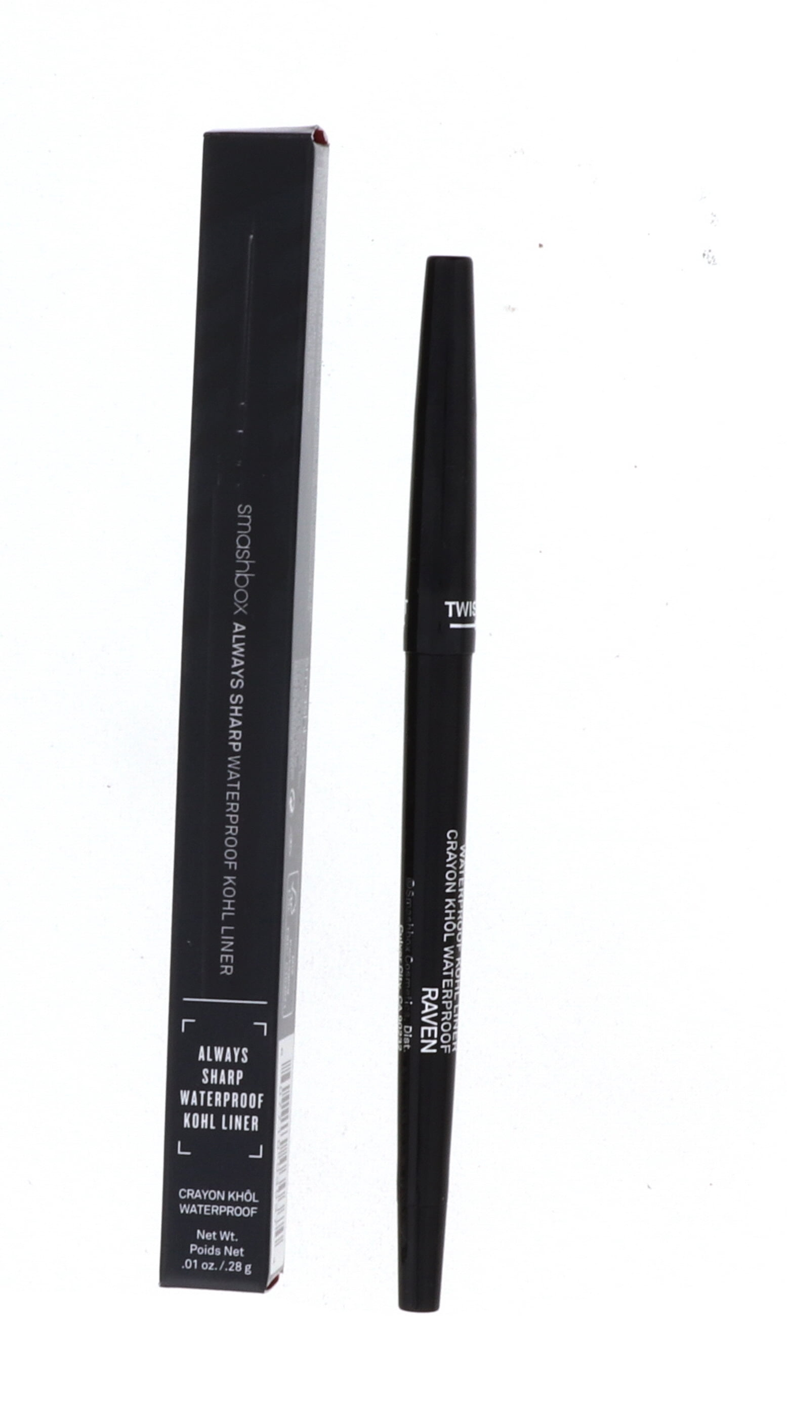 Smashbox Always Sharp Waterproof Kohl Liner, Raven, 0.01 oz