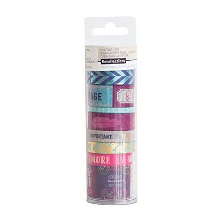 UPC: 0886946065866 | Boho Paper Crafting Washi Tape Tube Recollections 496413