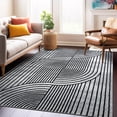 thumbnail image 6 of World Rug Gallery Contemporary Arch Knot Design Area Rug - GRAY 7' 10" x 10', 6 of 8