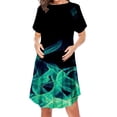 thumbnail image 1 of Robe pour Femmes Pyjamas pour Femmes Fermeture Éclair Latérale Allaitement Maternité Imprimé Manches Courtes Col Rond Robe pour Femmes Enceintes Pyjamas Décontractés Robe Décontractée pour Femmes Pantalons de Robe pour Femmes, 1 of 2