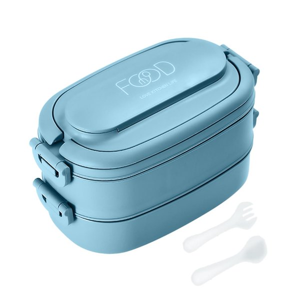 Contenedor de almuerzo de mantenimiento fresco de 1550ml, fiambrera Bento sellada portátil de mano Pp, suministros para el hogar
