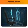 thumbnail image 4 of BestOffice Ergonomic Video Game Chair with Lumbar Support and Adjustable Height, Black./Blue, 4 of 7