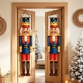 thumbnail image 7 of Vjnyvs Polyester Blue Christmas Nutcracker Soldier Door Banner 2-Pack Holiday Front Porch Hanging Decor, 7 of 7