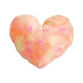 thumbnail image 6 of Heart-Shaped Tie-Dye Fleece Pillow - Soft Decorative Cushion, Valentine's Day Gift Cozy Throw Pillow for Sofa Bed Bedroom, Warm Home Accent Decor, 19.68*15.74in, Sky Blue, 6 of 6