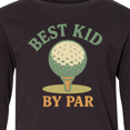 thumbnail image 4 of Inktastic Best Kid by Par Golf Ball Motif Long Sleeve Youth T-Shirt, 4 of 5