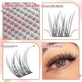 thumbnail image 2 of Natural Lash Clusters Wispy Eyelash Clusters 110 pcs Cluster Eyelash Extensions C Curvature Individual Lashes 10-16 mm Mix Length Natural Look Lashes Clusters with Thin Lash Band, 2 of 10