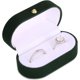 thumbnail image 3 of Caja de anillo de terciopelo verde Vintage, caja de almacenamiento de exhibición de joyería para 2 anillos de compromiso de boda Jb1007, 3 of 3