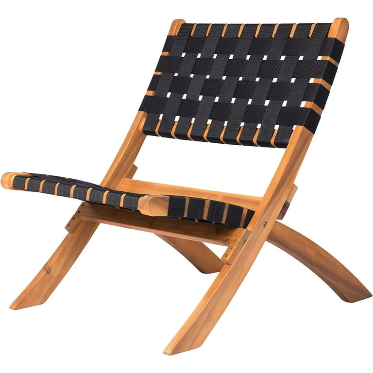 ZXNYH 62774 Sava Indoor Outdoor Folding Chair All Weather Wicker