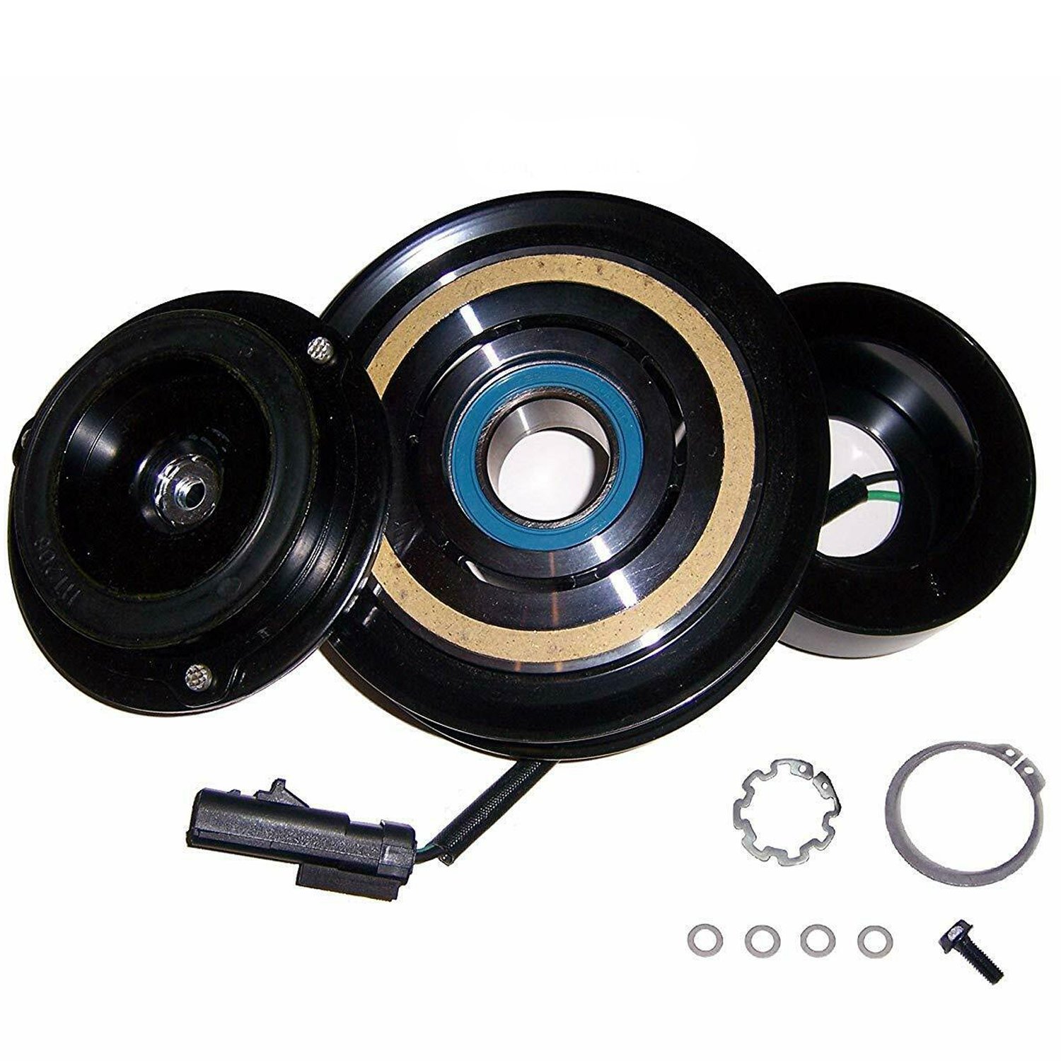 (3.7L or 4.7L) A/C Compressor Clutch Assembly Kit Fit Dodge Ram 1500