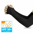 thumbnail image 3 of Manches de Bras de Protection Solaire 5 Paires avec Trous pour le Pouce pour Hommes et Femmes, 3 of 5
