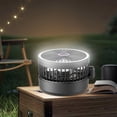 thumbnail image 4 of Gnwei 4 In 1 Portable Folding Fan with Light, Portable Clip on Fan, Camping Fan with LED Lights, Battery Operated Fan, USB Rechargeable for Desk, Tent, Treadmill, Stroller, Home, 4 of 9