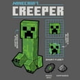 thumbnail image 2 of Girl's Minecraft Creeper Graph  Graphic Tee Black Medium, 2 of 4