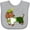 AC-Heather Grey, variant on Inktastic Cute Brown Dachshund in Traditional German Wear Boys or Girls Baby Bib