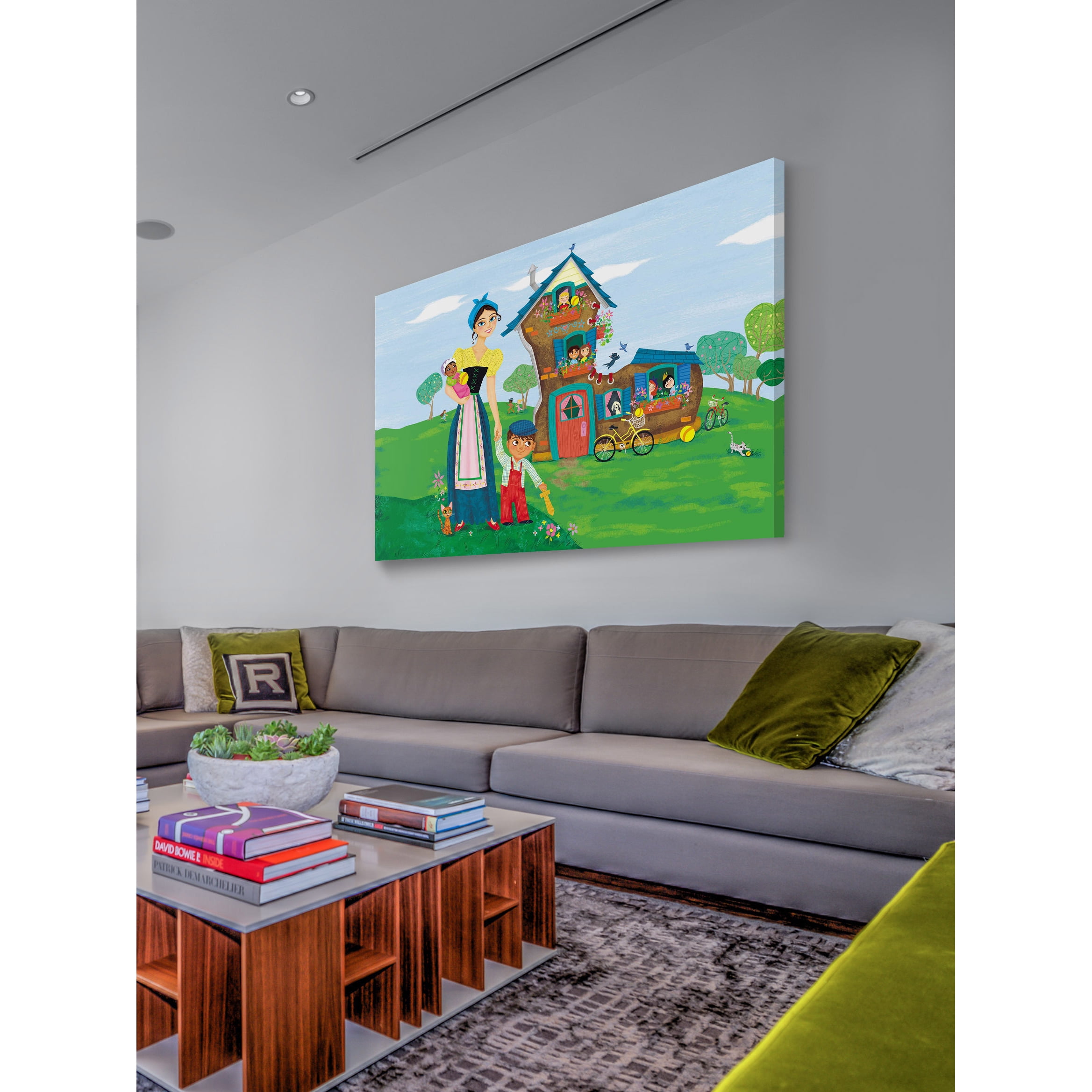 Marmont Hill "Shoe House" by Curtis Painting Print on Canvas