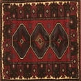 thumbnail image 1 of Ahgly Company Indoor Square Persian Brown Traditional Area Rugs, 5' Square, 1 of 4
