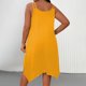 thumbnail image 4 of Vestido de Verano para las Mujeres sin Mangas Cuello Redondo, Primavera Suelta Transpirable Ropa Exterior Moda, 4 of 8