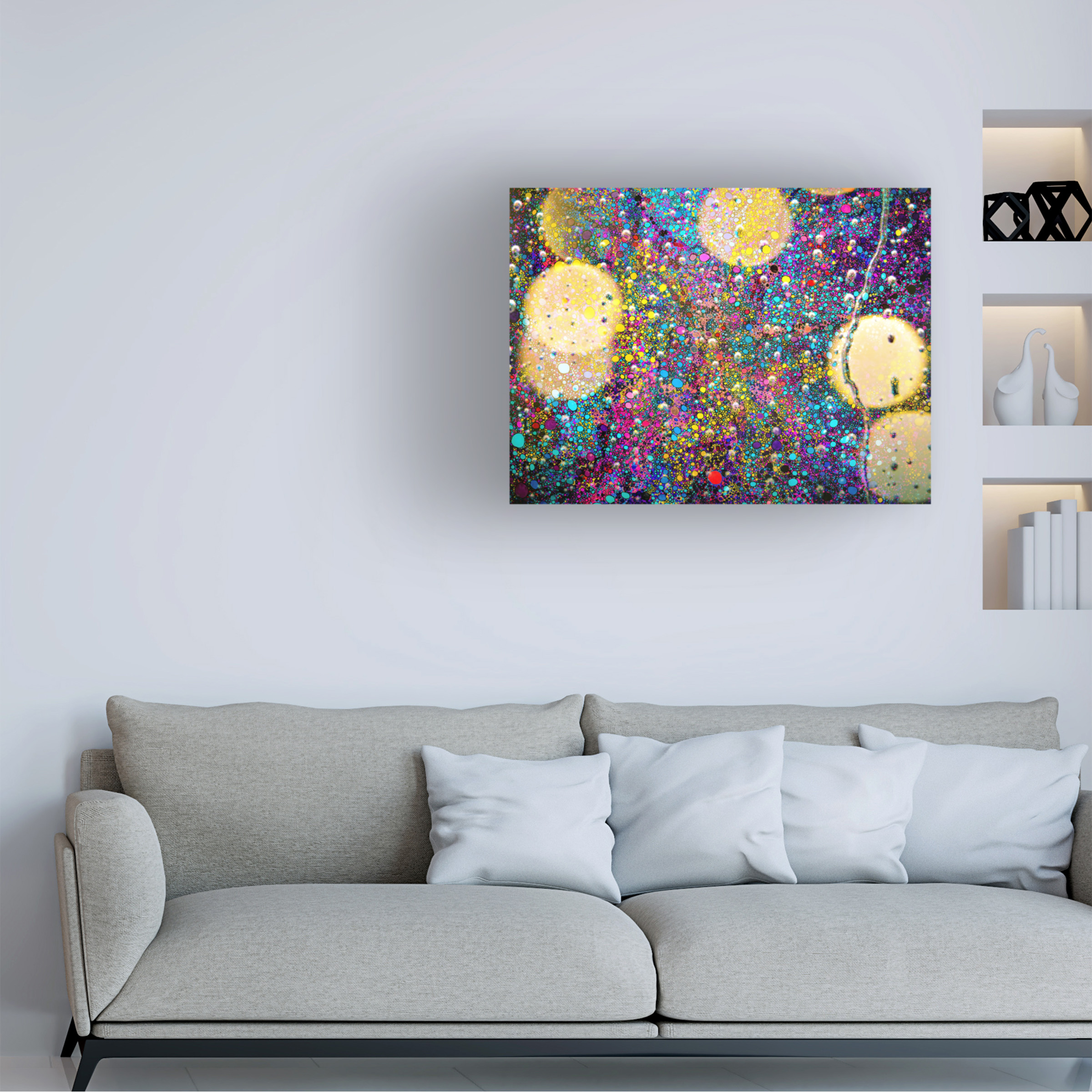 Trademark Fine Art 'Party In The Rain' Canvas Art by MusicDreamerArt